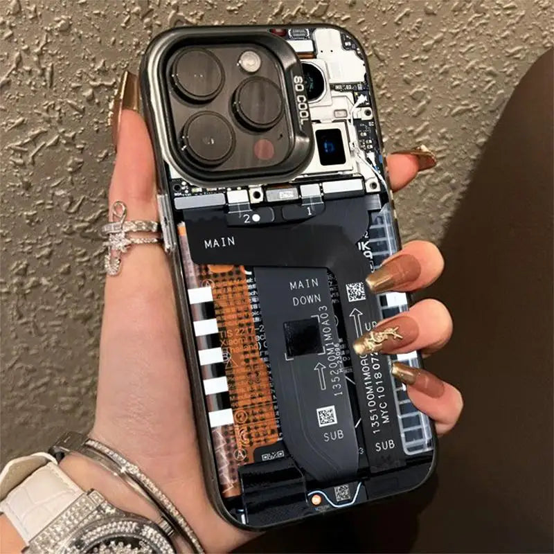 Circuit Anti-Slip Hard Case - iPhone 13-16 Pro Max