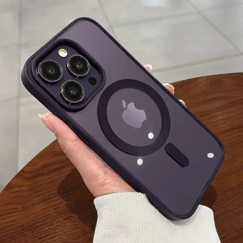 Black Transparent Magsafe Case - iPhone 11-16