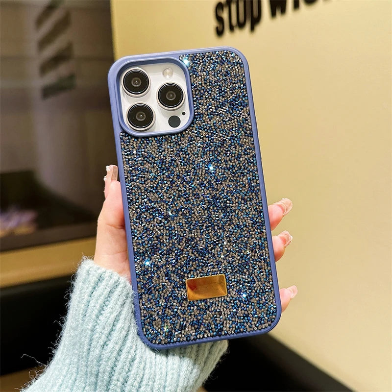 Shiny Diamond Rubber Case - iPhone 11-16