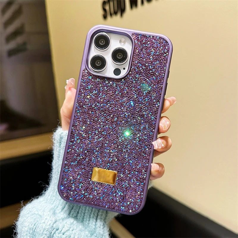 Shiny Diamond Rubber Case - iPhone 11-16