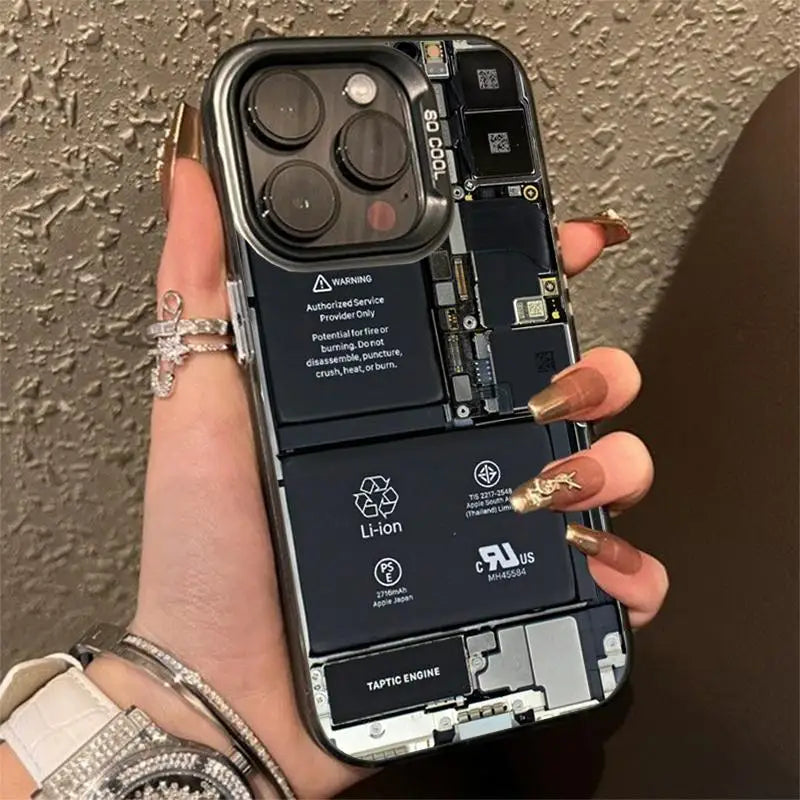 Circuit Anti-Slip Hard Case - iPhone 13-16 Pro Max