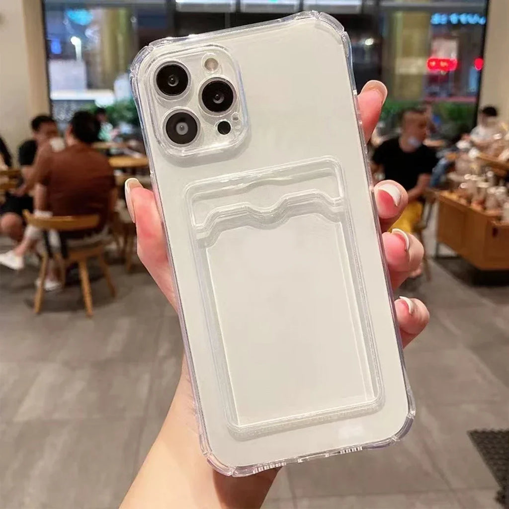 Slide Card Silicone Case - iPhone 6-15