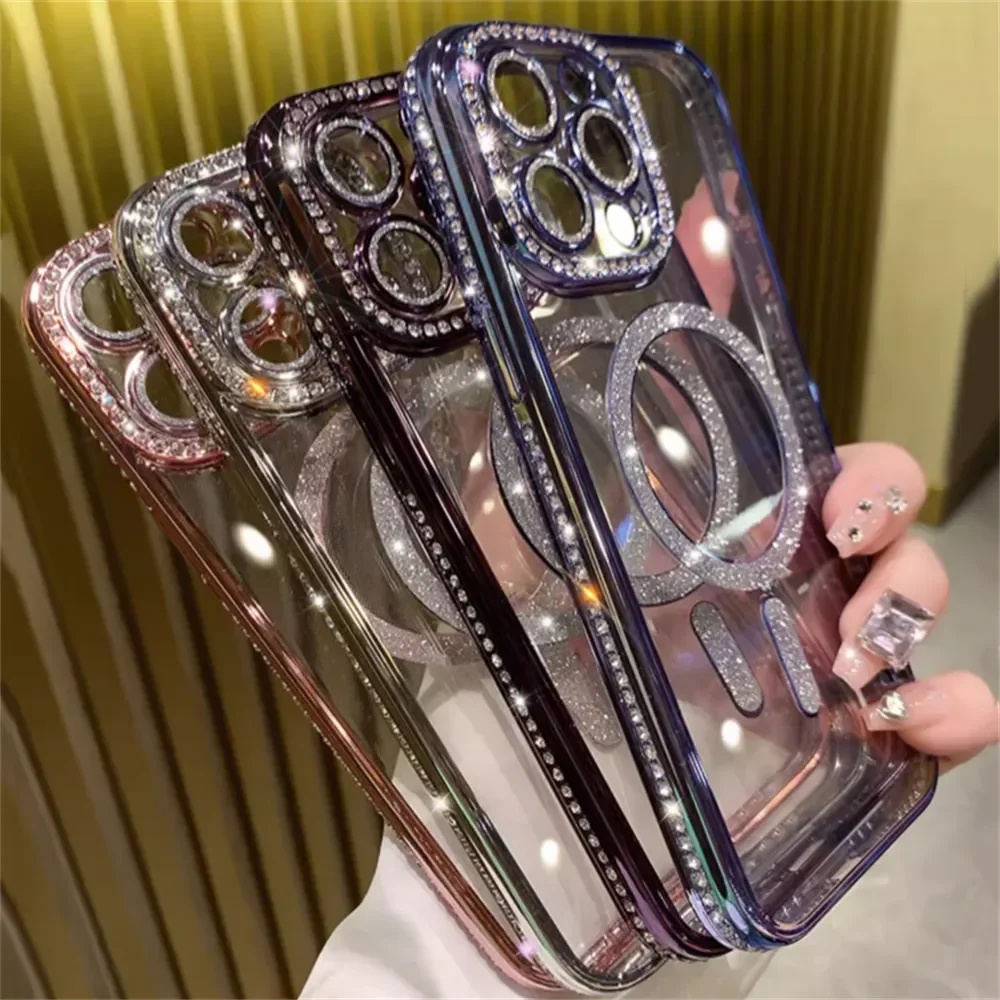 Glitter Diamond Magsafe Case - iPhone 11-16 Pro Max