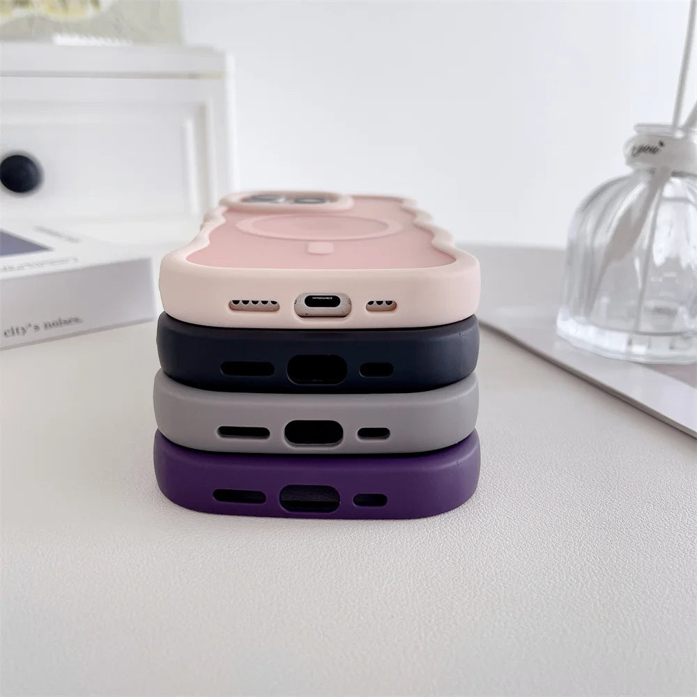 Curly Wave Magsafe Case - iPhone 12-15 Pro Max