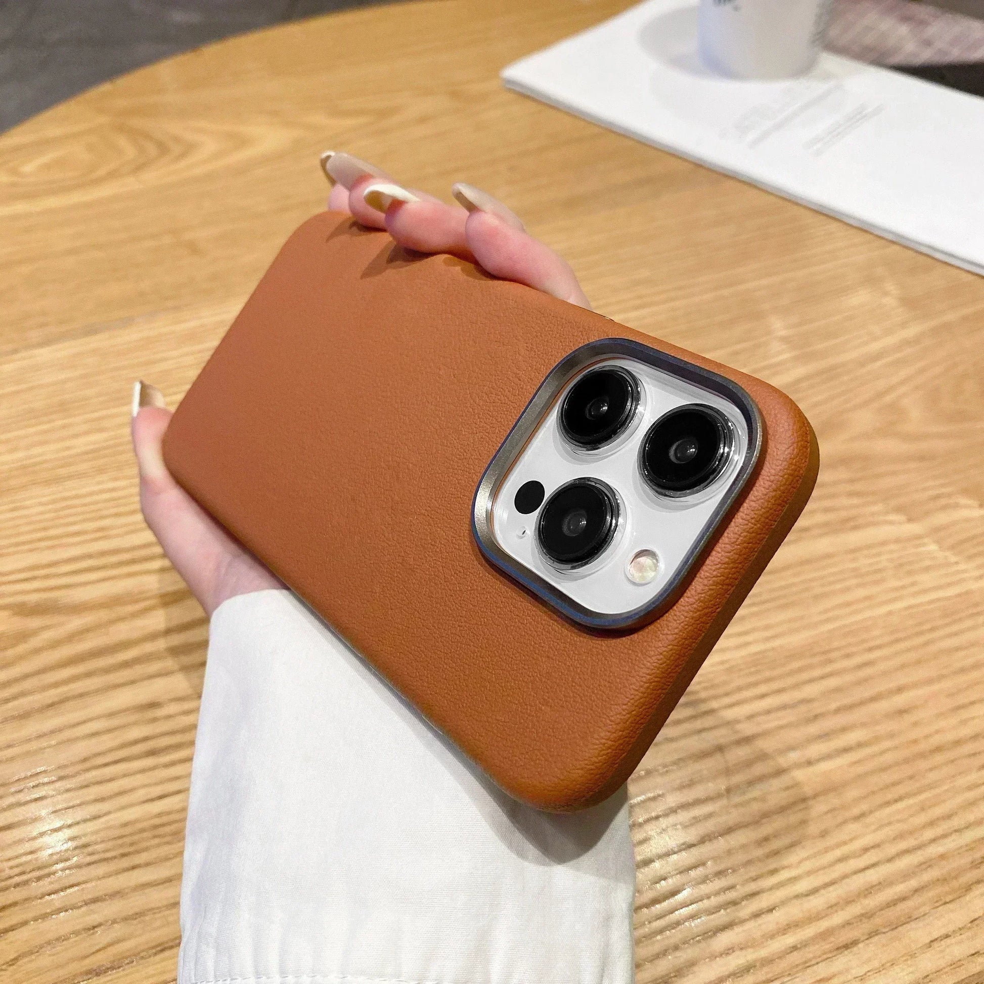 High-End Leather Case - iPhone 15 Pro Max