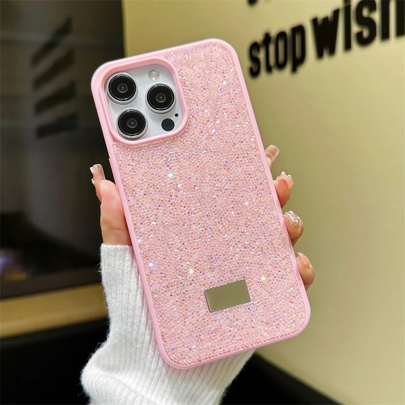 Shiny Diamond Rubber Case - iPhone 11-16