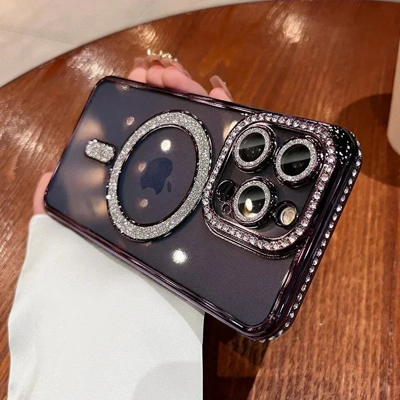 Glitter Diamond Magsafe Case - iPhone 11-16 Pro Max