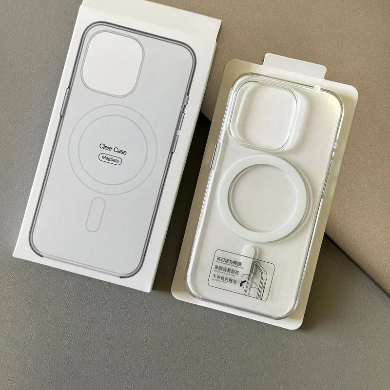 Transparent Magsafe Case - iPhone 13-15 Pro Max