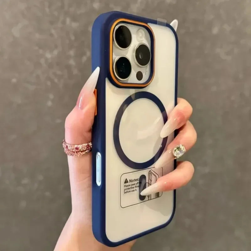 Transparent Magsafe Case - iPhone 12-16 Pro Max