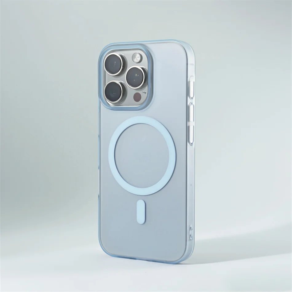 Matte Magnetic Bumper Case - iPhone 11-15 Pro Max
