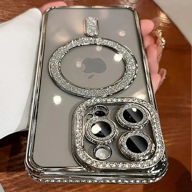 Glitter Diamond Magsafe Case - iPhone 11-16 Pro Max