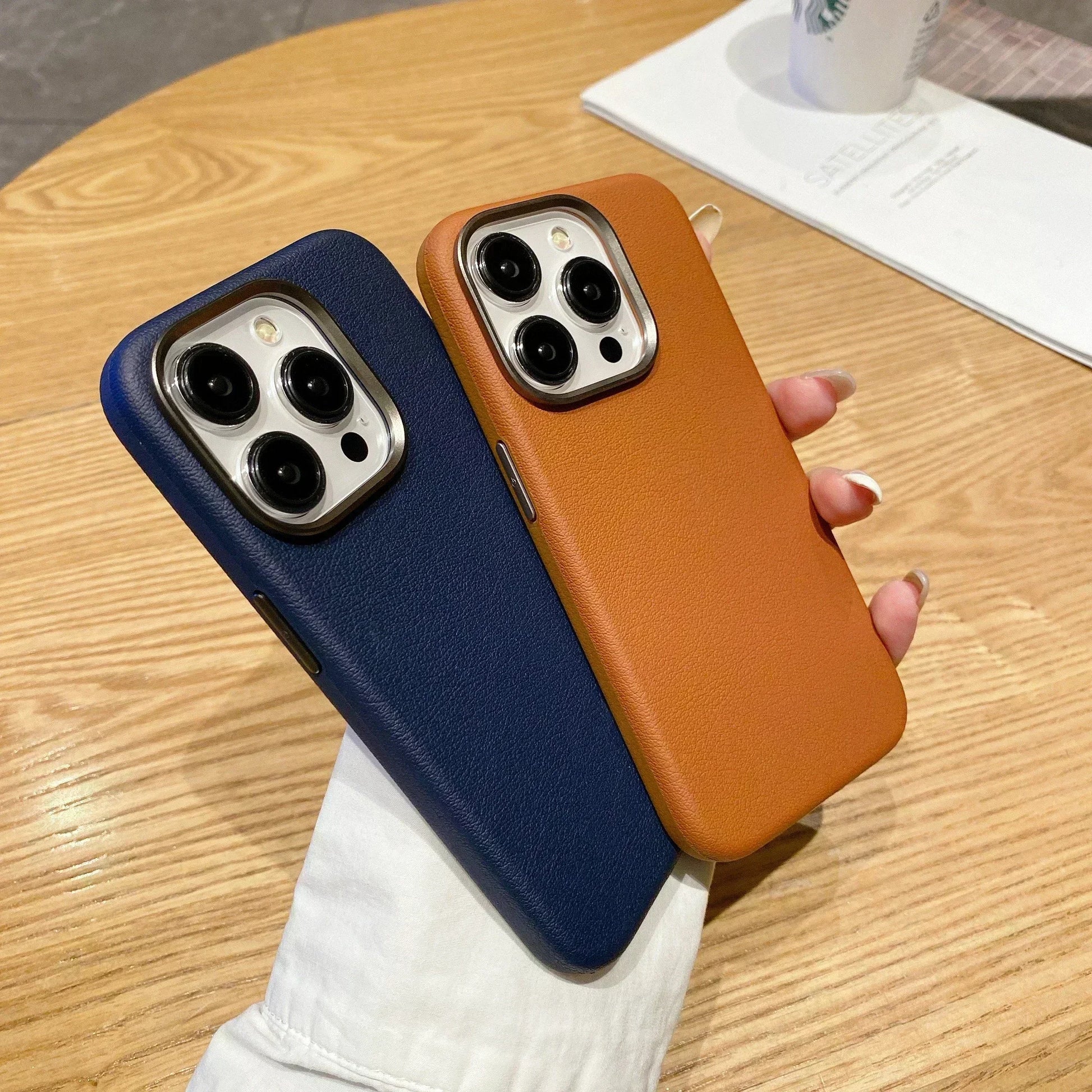 High-End Leather Case - iPhone 15 Pro Max