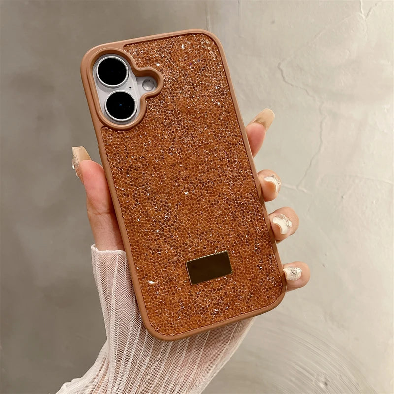 Shiny Diamond Rubber Case - iPhone 11-16