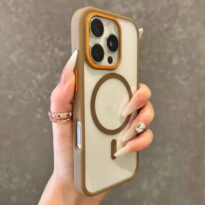 Transparent Magsafe Case - iPhone 12-16 Pro Max