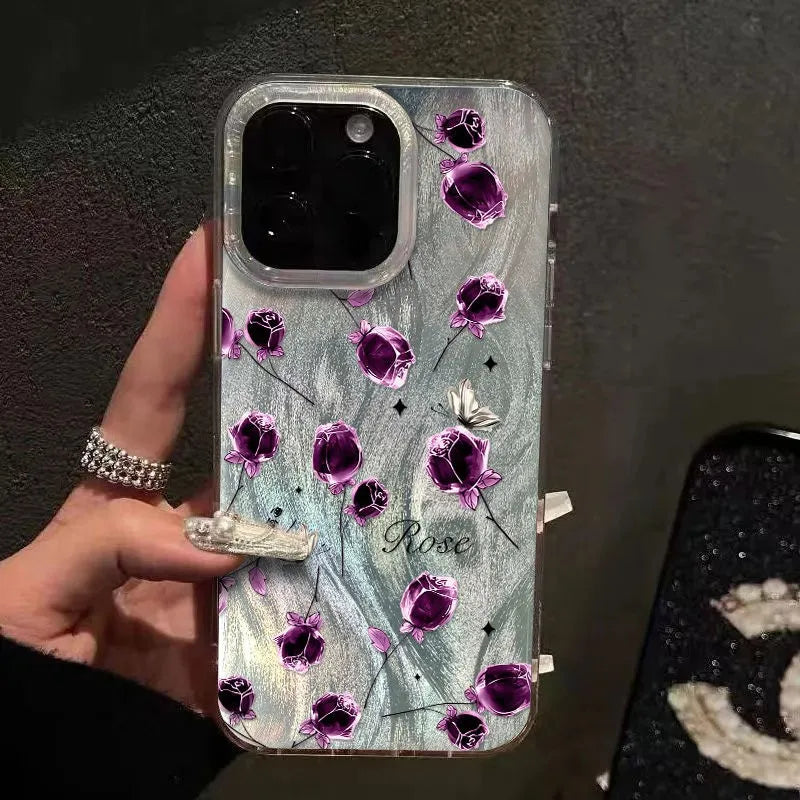 Pink Love Heart Shockproof Case - iPhone 6-15 SE2