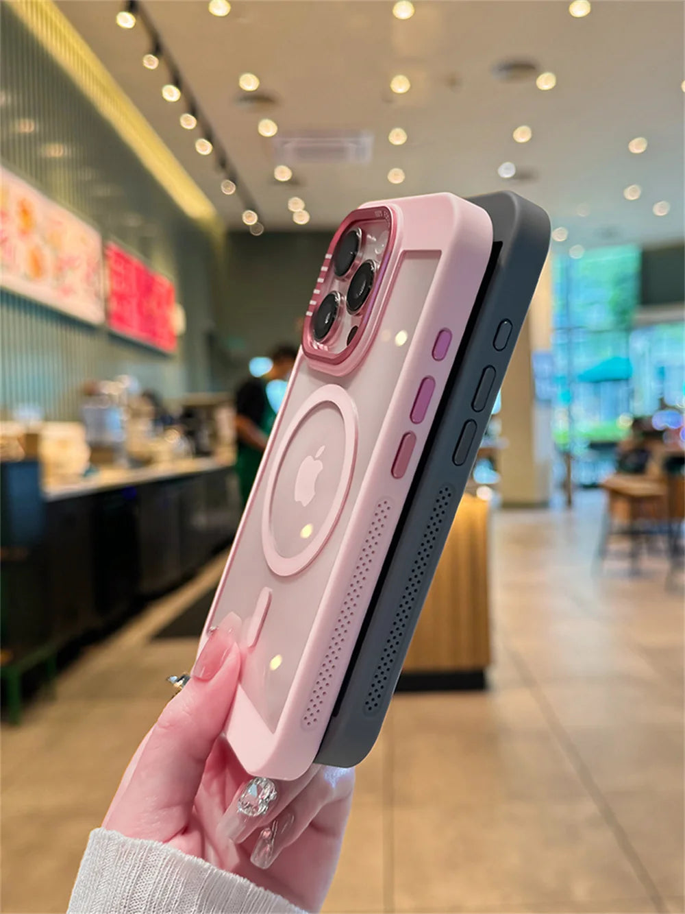 Luxury Clear Heat Magsafe Case - iPhone 11-16 Pro Max