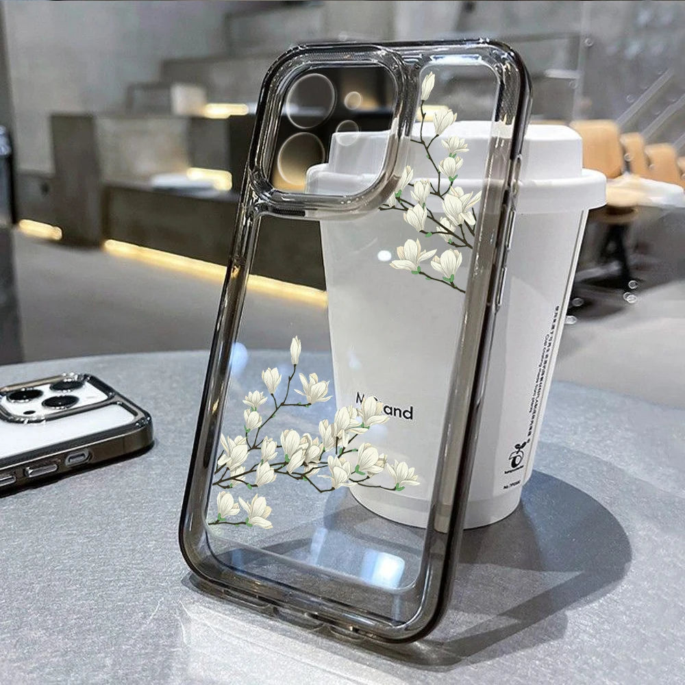 Lotus Flower Soft Case - iPhone 12-16 Pro Max