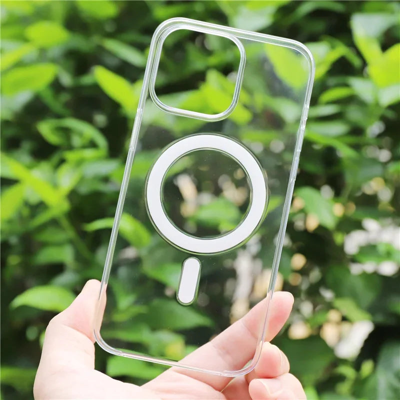 Transparent Magsafe Case - iPhone 13-15 Pro Max
