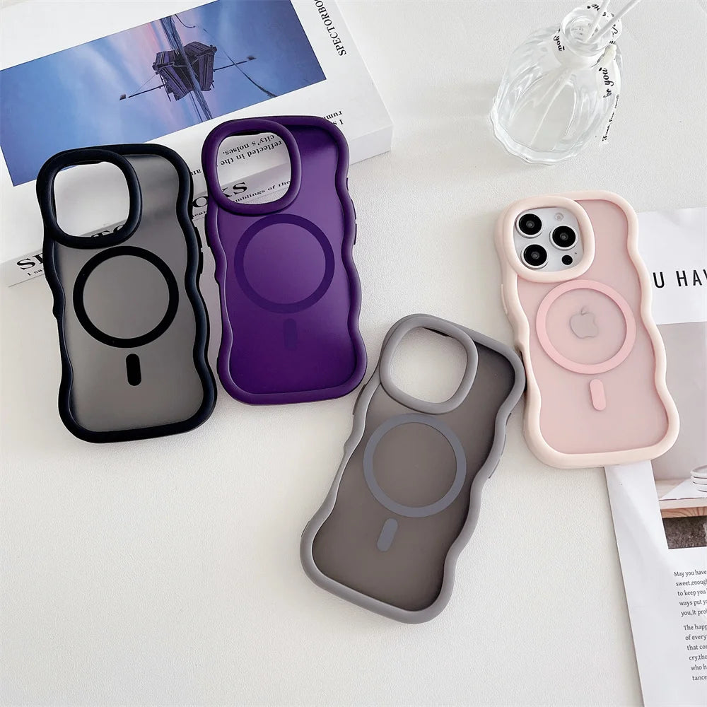 Curly Wave Magsafe Case - iPhone 12-15 Pro Max