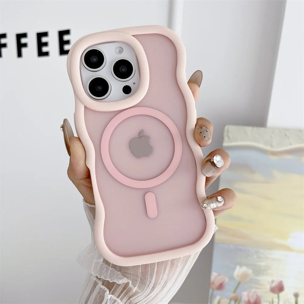 Curly Wave Magsafe Case - iPhone 12-15 Pro Max