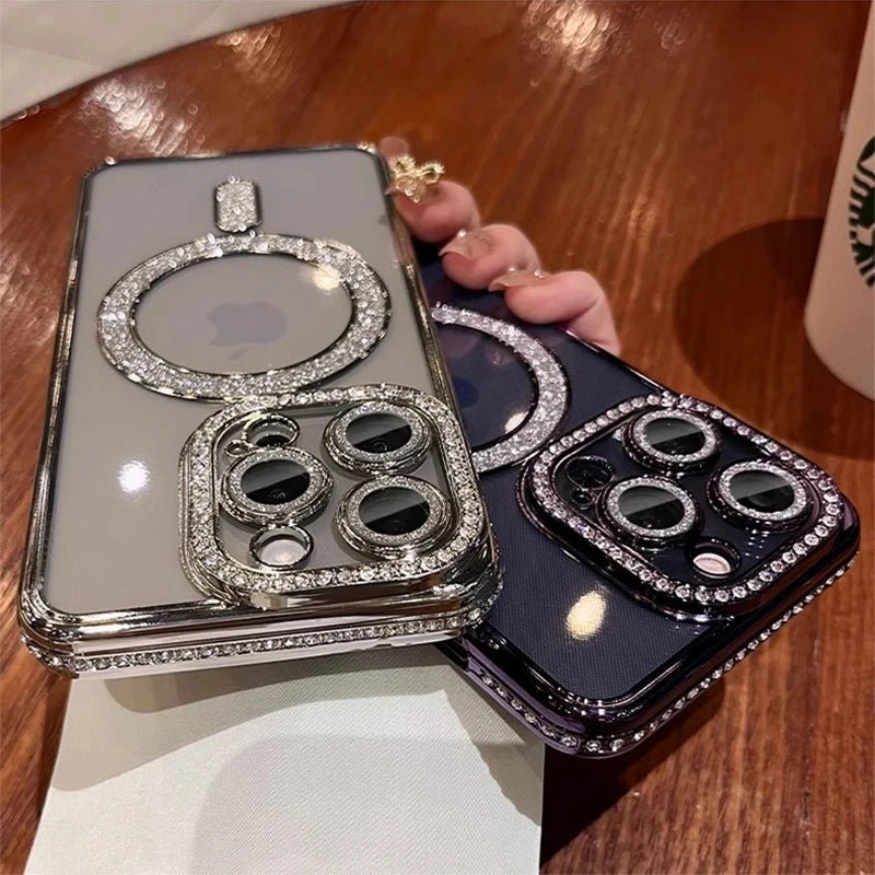 Glitter Diamond Magsafe Case - iPhone 11-16 Pro Max