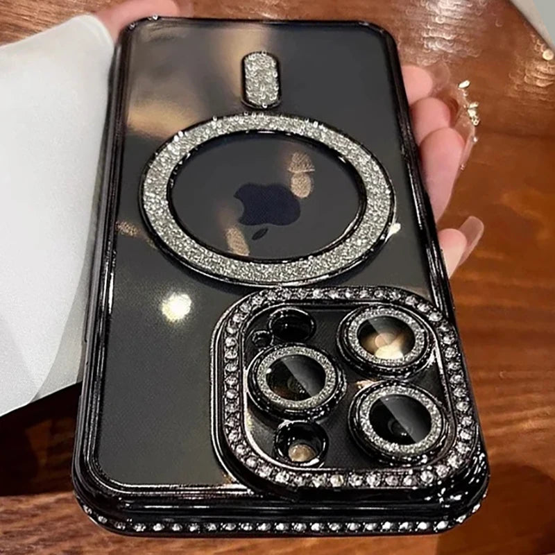Glitter Diamond Magsafe Case - iPhone 11-16 Pro Max