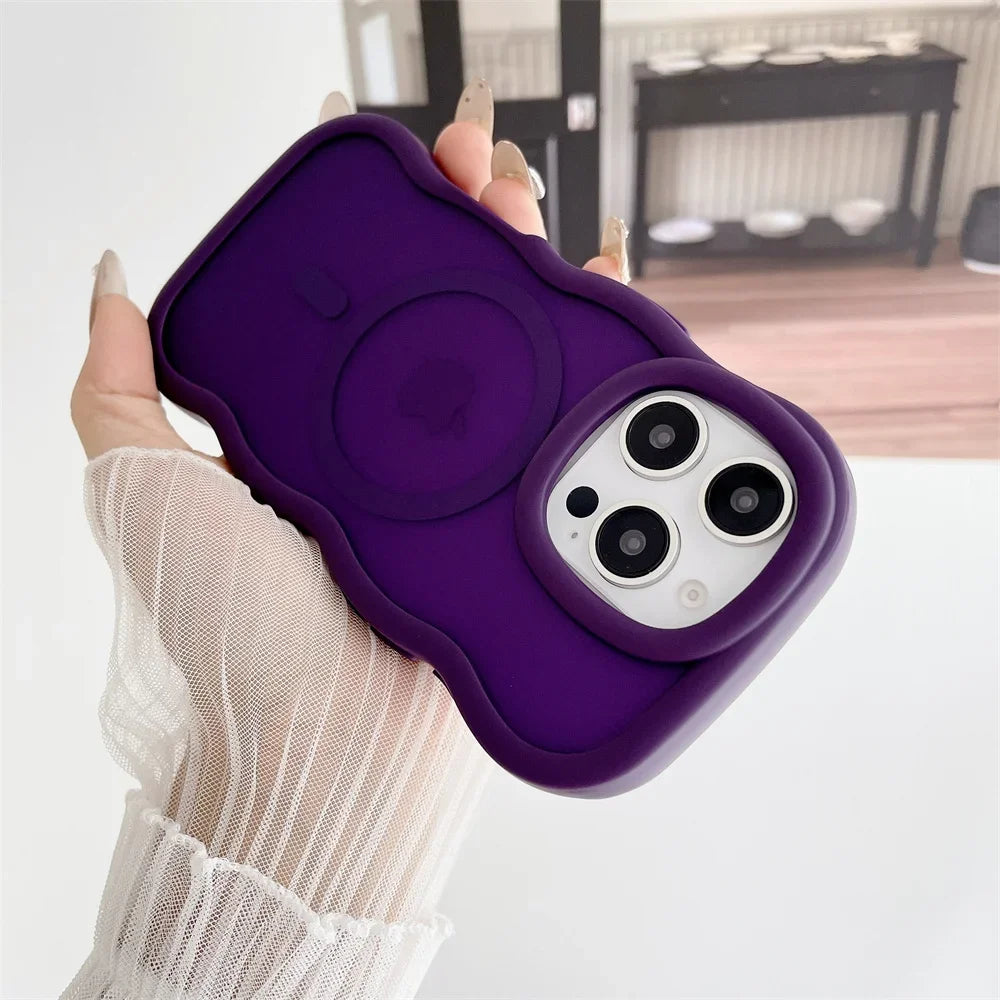 Curly Wave Magsafe Case - iPhone 12-15 Pro Max