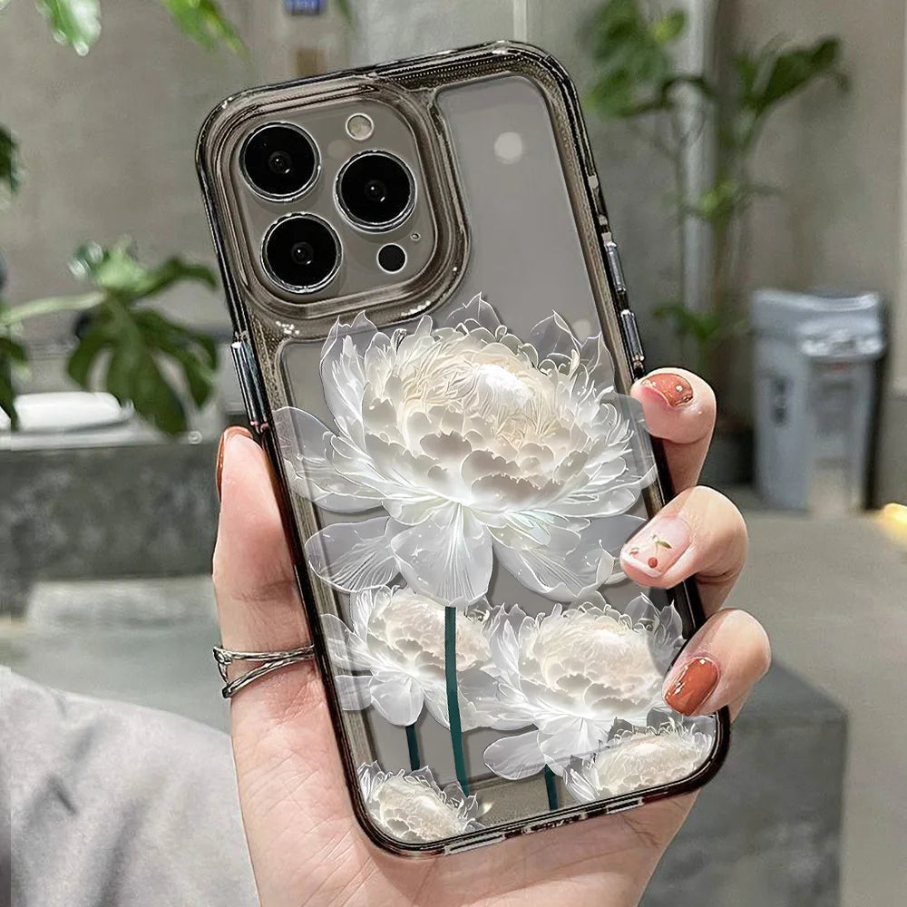 Lotus Flower Soft Case - iPhone 12-16 Pro Max
