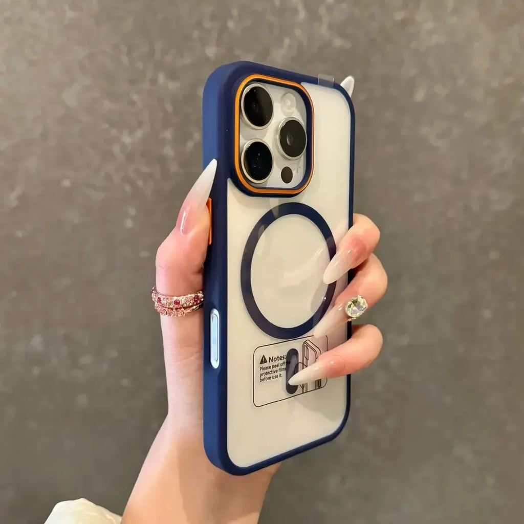 Transparent Magsafe Case - iPhone 12-16 Pro Max