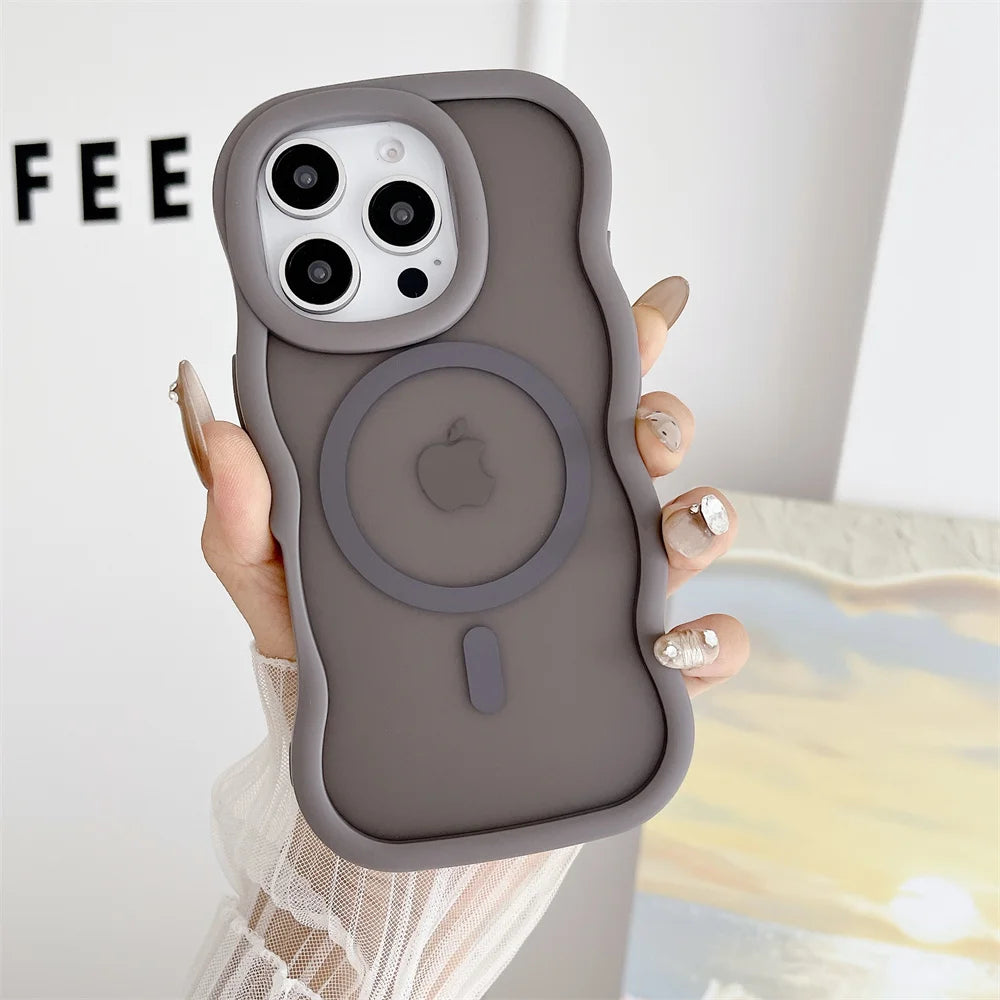 Curly Wave Magsafe Case - iPhone 12-15 Pro Max