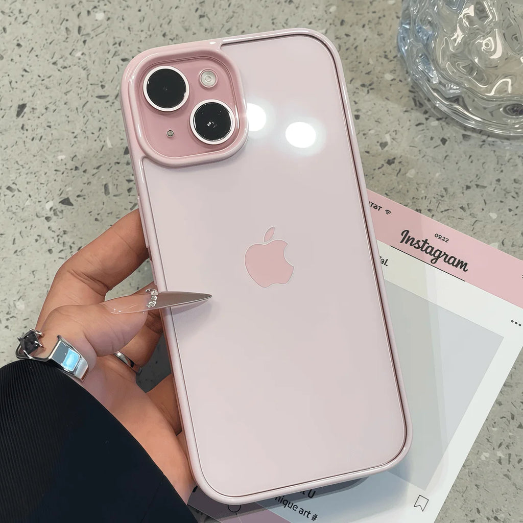 Luxury Clear Shockproof Case - iPhone 14-16 Pro Max