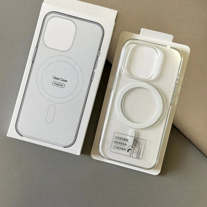 Transparent Magsafe Case - iPhone 13-15 Pro Max