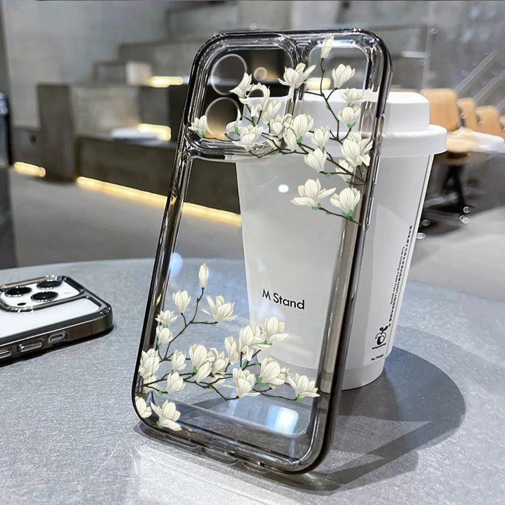 Lotus Flower Soft Case - iPhone 12-16 Pro Max