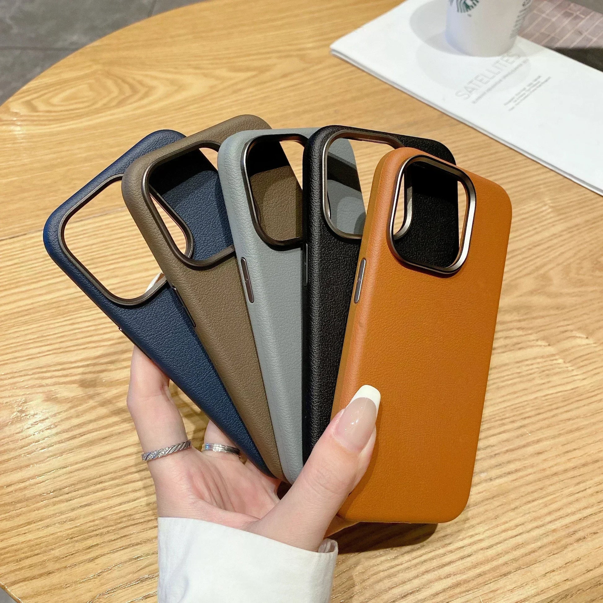 High-End Leather Case - iPhone 15 Pro Max