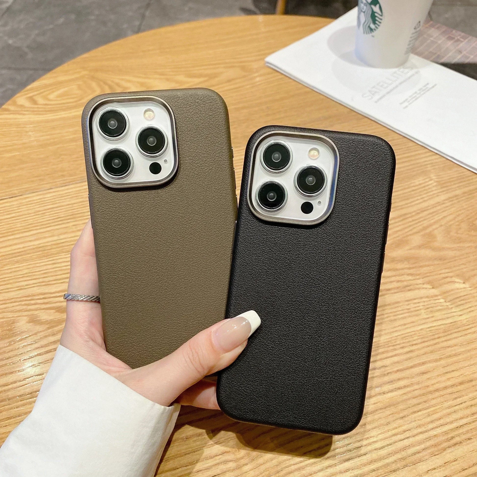 High-End Leather Case - iPhone 15 Pro Max