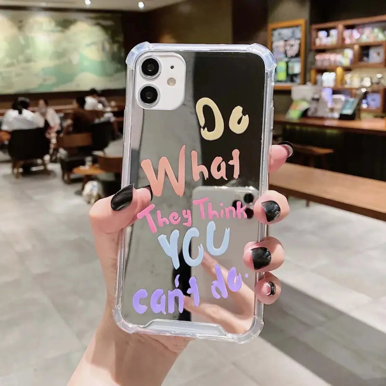 Graffiti Mirror Sleeve Case - iPhone 12-14 Pro Max