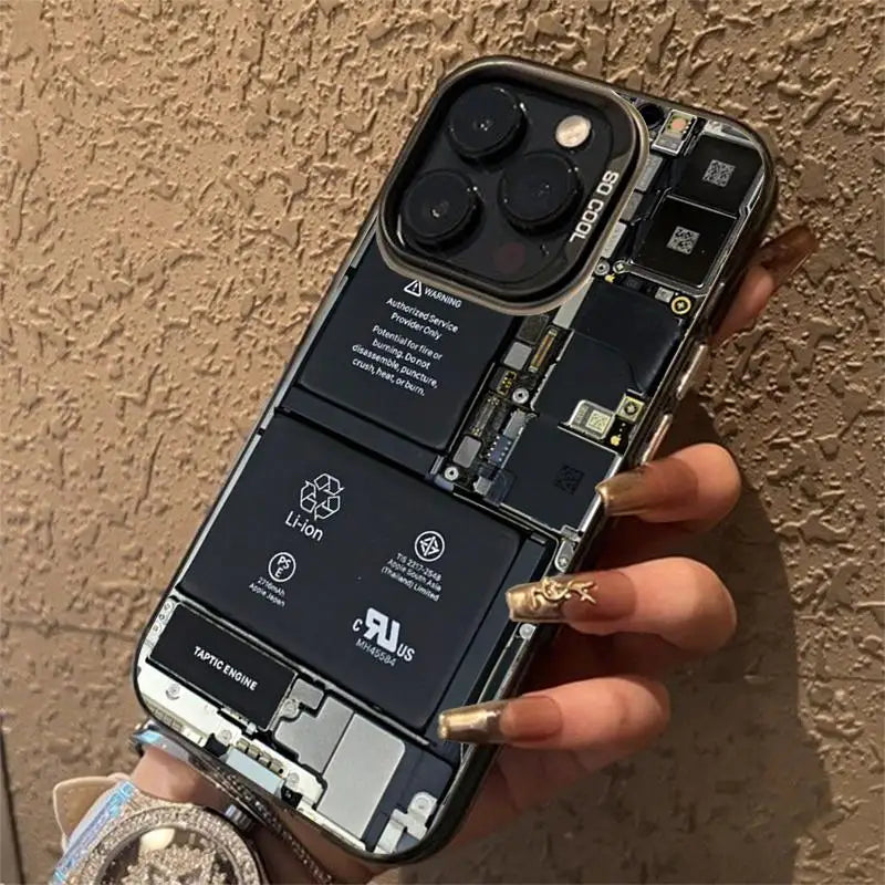 Circuit Anti-Slip Hard Case - iPhone 13-16 Pro Max