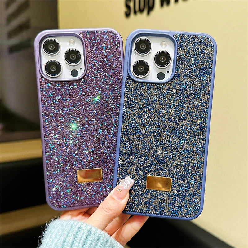 Shiny Diamond Rubber Case - iPhone 11-16
