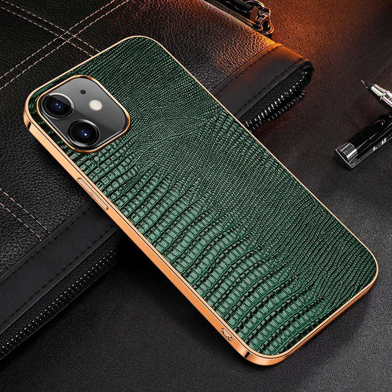 Genuine Leather Soft Edge Case - iPhone 12-13 Pro Max