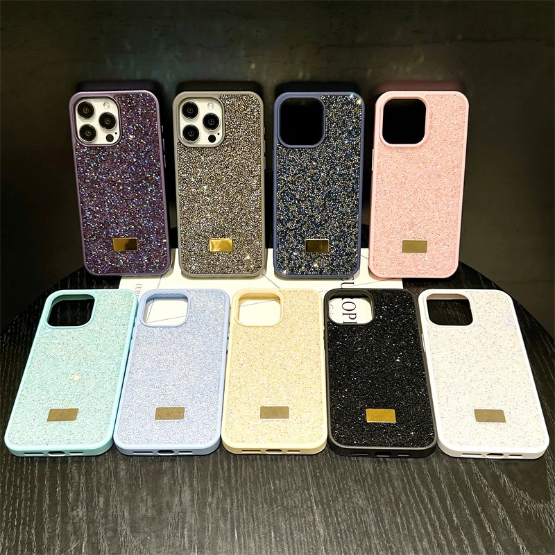Shiny Diamond Rubber Case - iPhone 11-16