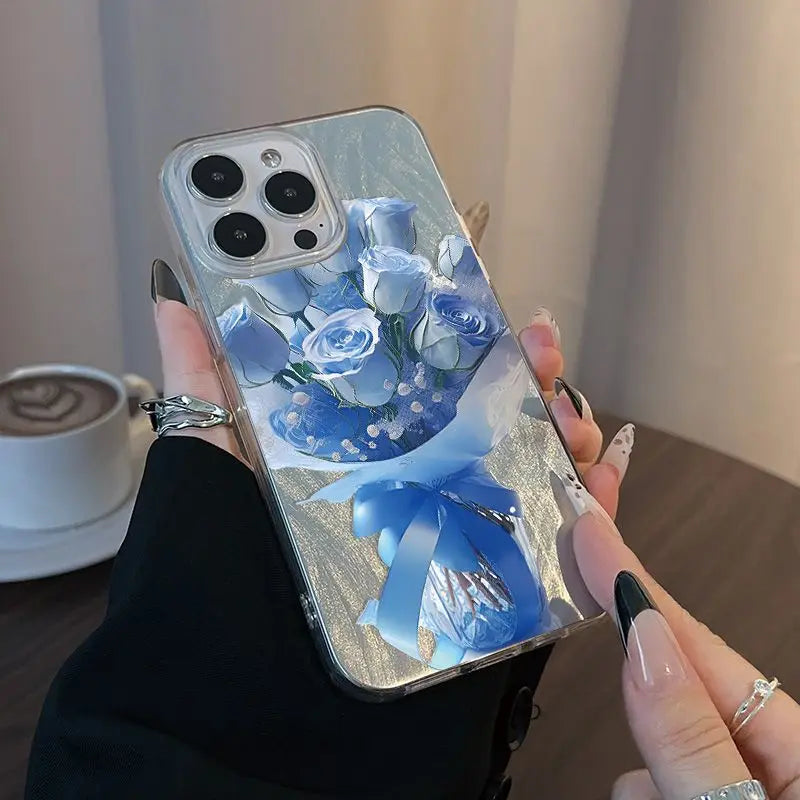 Pink Flower Plated Case - iPhone 6-16