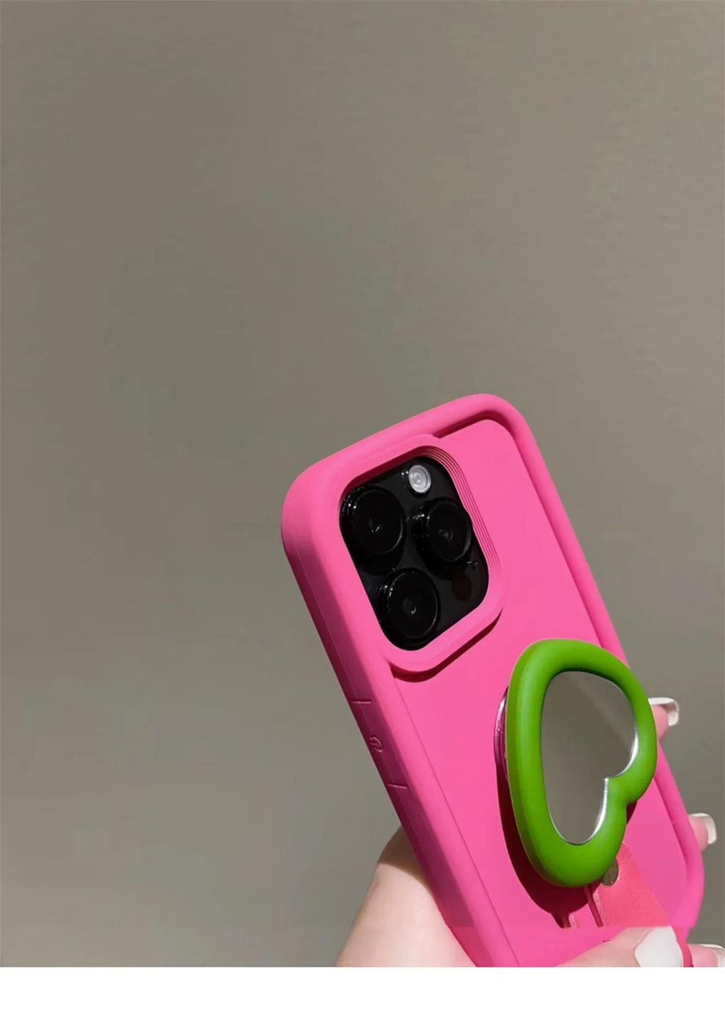 Mirror Strap Shockproof Case - iPhone 7-15 Pro Max