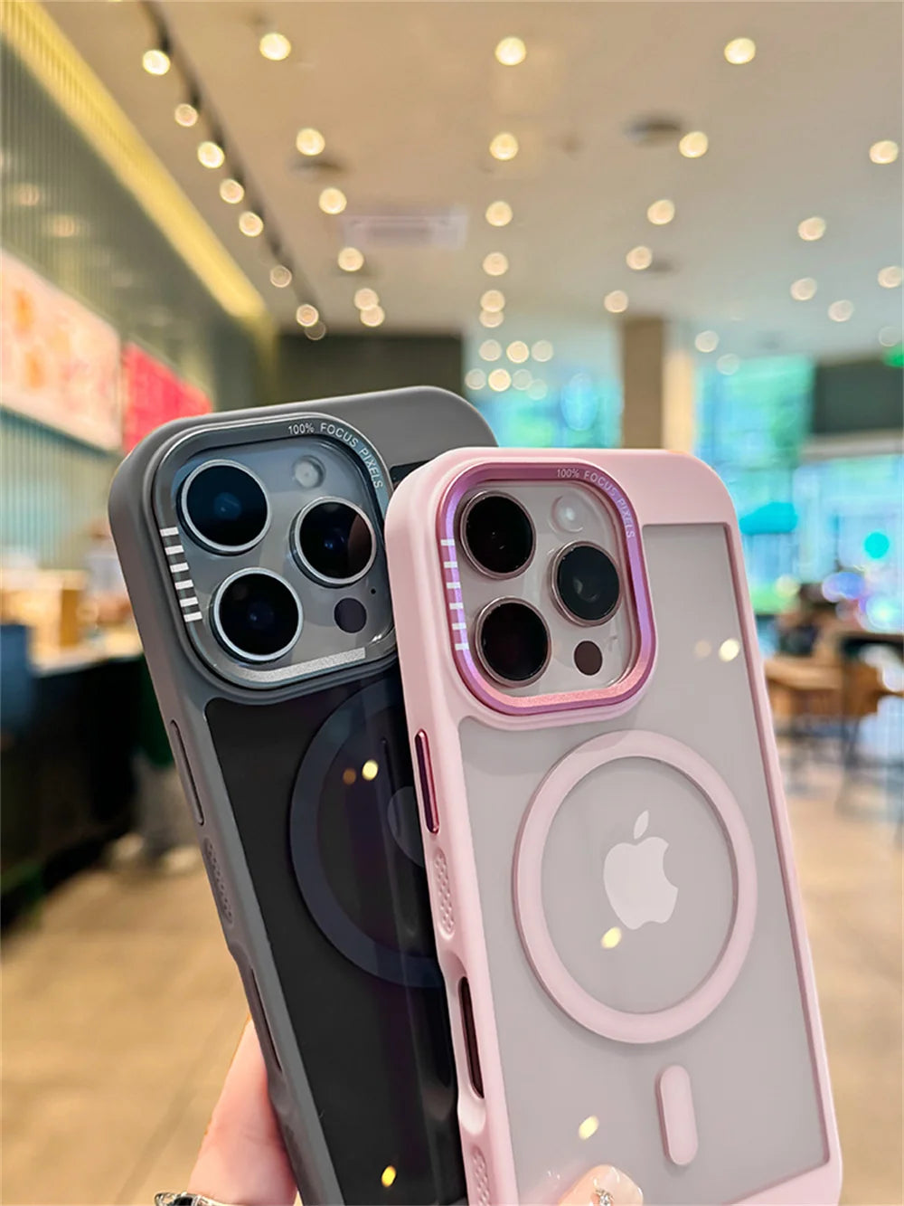 Luxury Clear Heat Magsafe Case - iPhone 11-16 Pro Max
