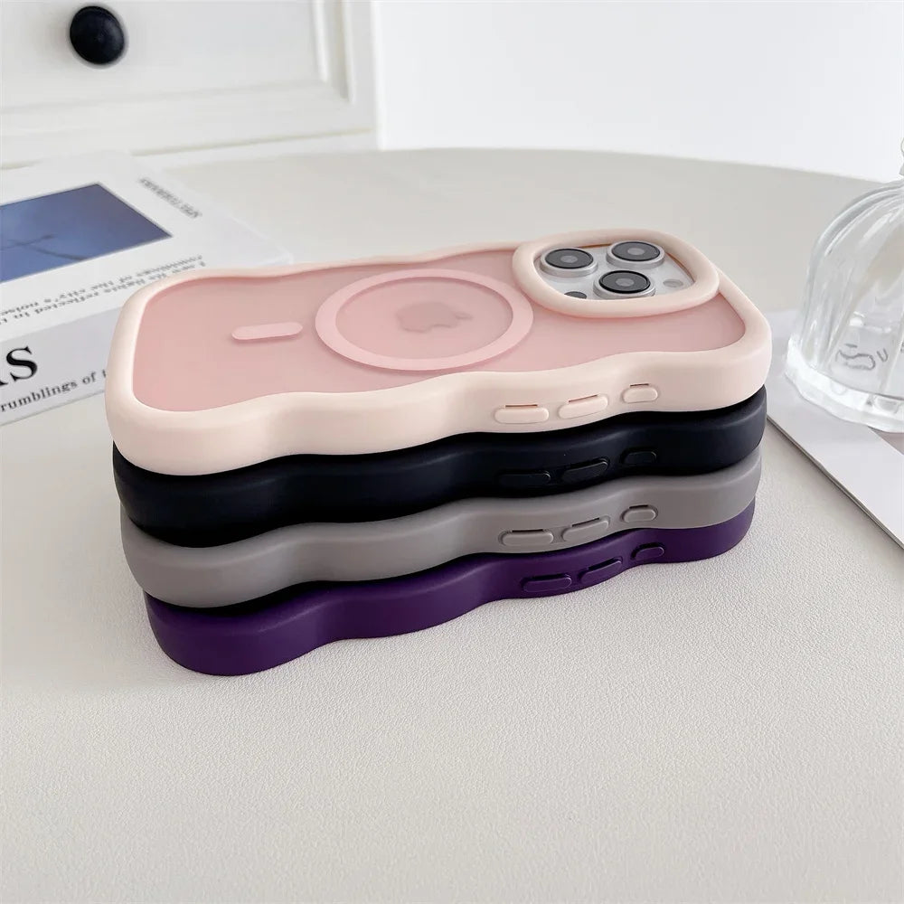 Curly Wave Magsafe Case - iPhone 12-15 Pro Max