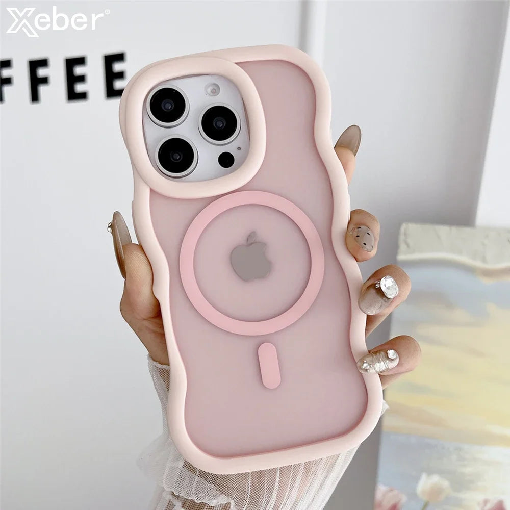 Curly Wave Magsafe Case - iPhone 12-15 Pro Max