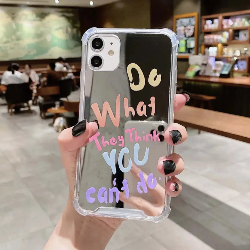 Graffiti Mirror Sleeve Case - iPhone 12-14 Pro Max