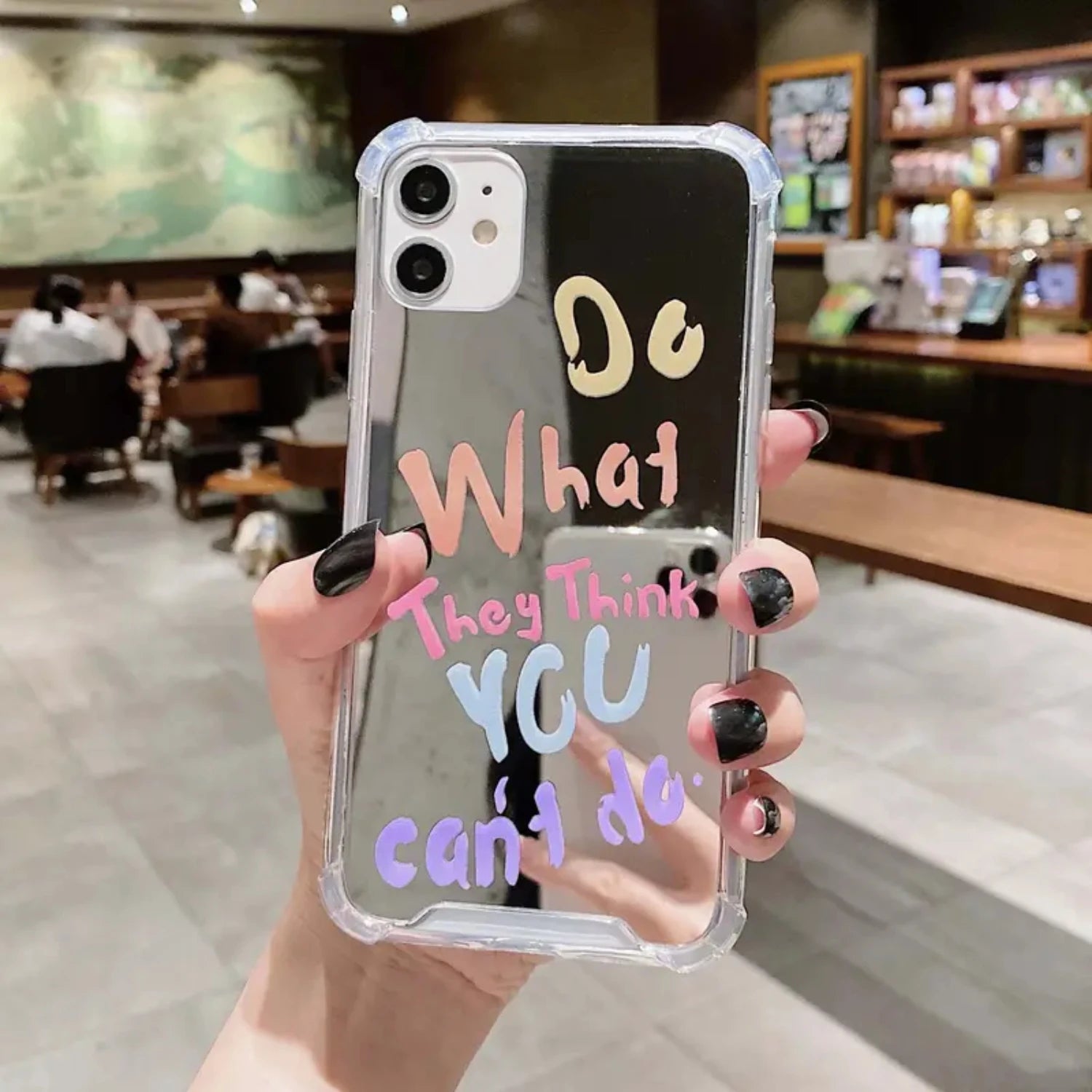 Graffiti Mirror Sleeve Case - iPhone 12-14 Pro Max
