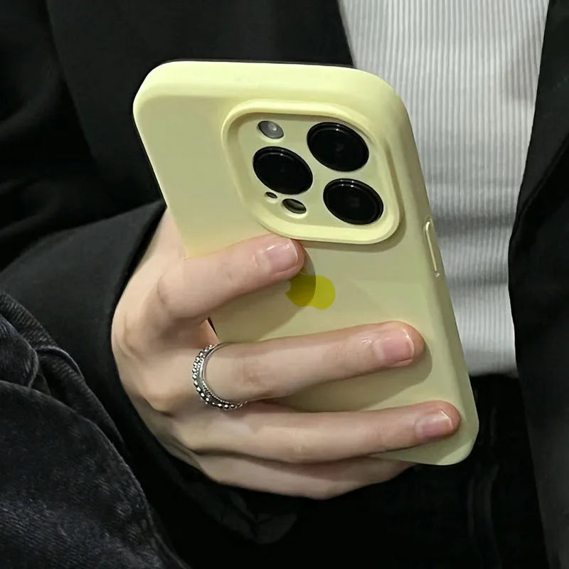 Liquid Silicone Full Logo Case - iPhone 12-16 Pro Max