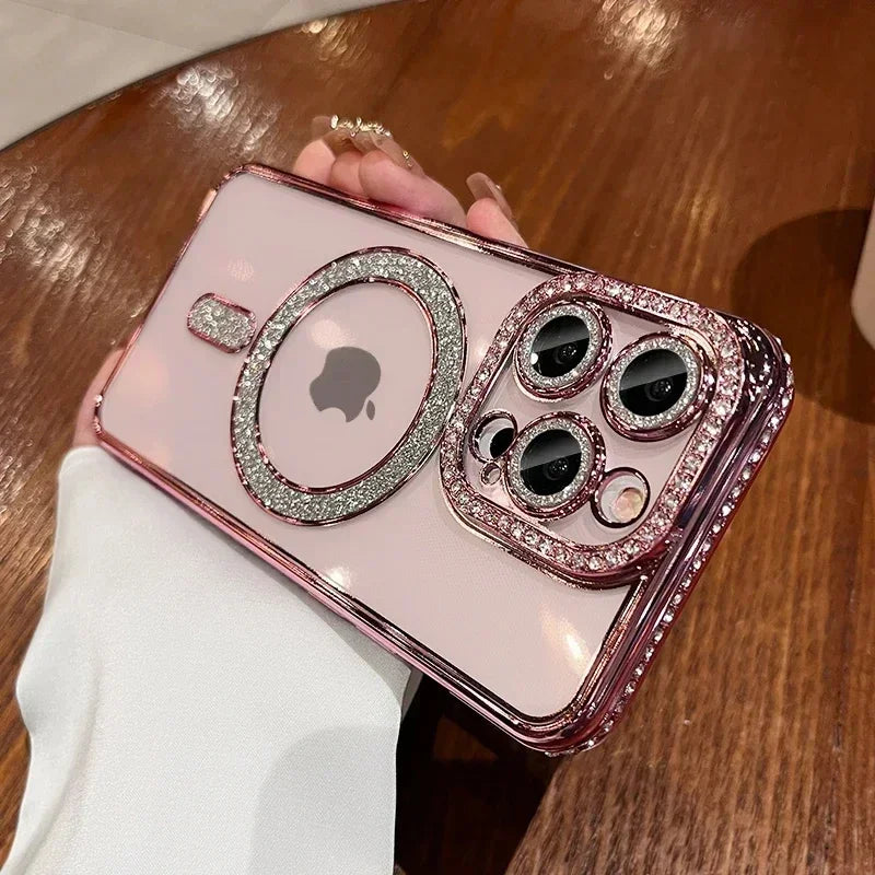 Glitter Diamond Magsafe Case - iPhone 11-16 Pro Max
