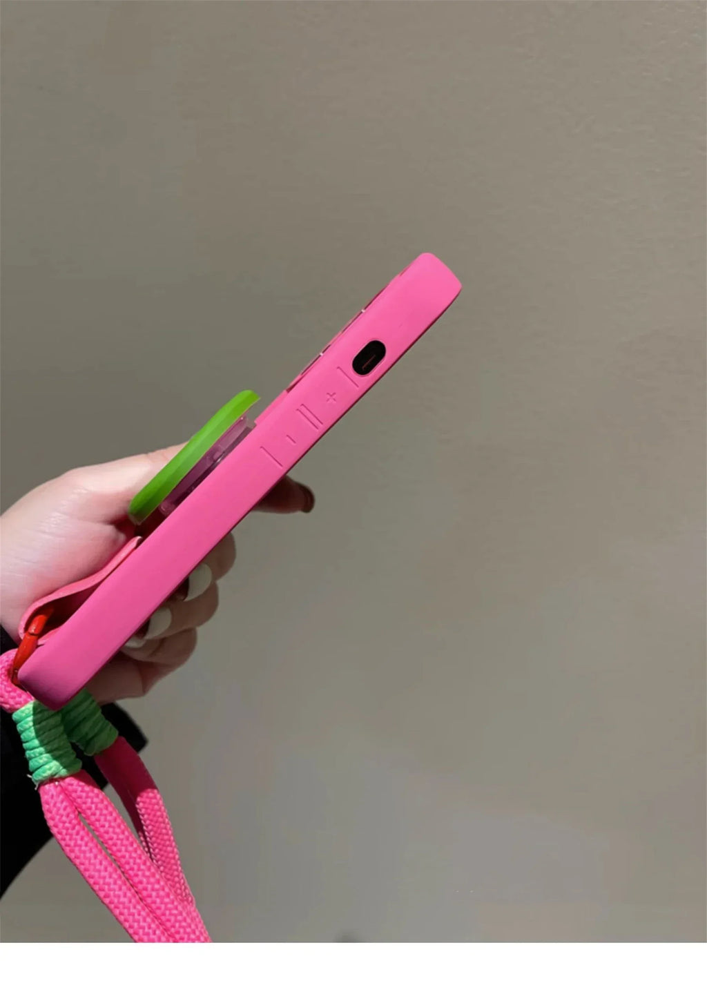 Mirror Strap Shockproof Case - iPhone 7-15 Pro Max